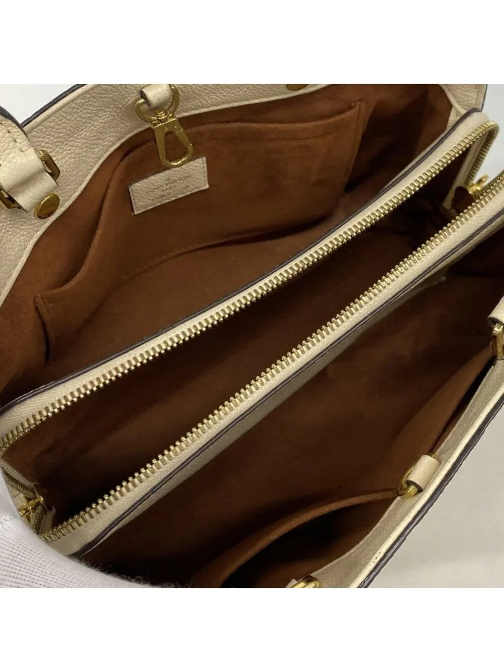 Louis Vuitton Handbag Monogram Empreinte Montaigne BB Cream 2-Way Bag